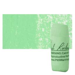 Richeson Soft Handrolled Pastel - Green G23, pastel and swatch