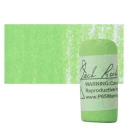 Richeson Soft Handrolled Pastel - Green G36, pastel and swatch