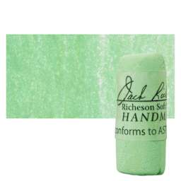 Richeson Soft Handrolled Pastel - Green G47, pastel and swatch