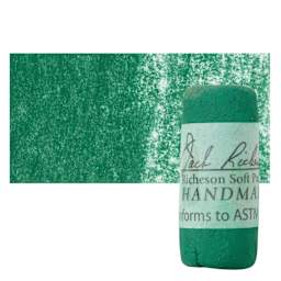 Richeson Soft Handrolled Pastel - Green G53, pastel and swatch