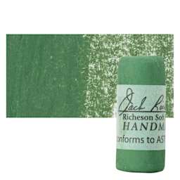 Richeson Soft Handrolled Pastel - Green G54, pastel and swatch
