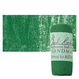 Richeson Soft Handrolled Pastel - Green G55, pastel and swatch