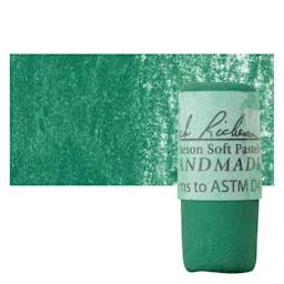 Richeson Soft Handrolled Pastel - Green G56, pastel and swatch
