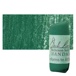 Richeson Soft Handrolled Pastel - Green G57, pastel and swatch