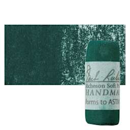 Richeson Soft Handrolled Pastel - Green G61, pastel and swatch