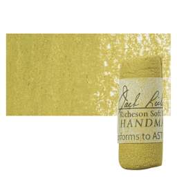 Richeson Soft Handrolled Pastel - Earth Green EG8, pastel and swatch