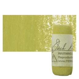 Richeson Soft Handrolled Pastel - Earth Green EG11, pastel and swatch