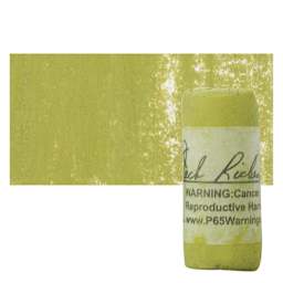 Richeson Soft Handrolled Pastel - Earth Green EG12, pastel and swatch