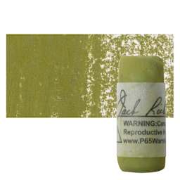 Richeson Soft Handrolled Pastel - Earth Green EG14, pastel and swatch