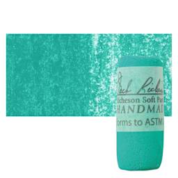 Richeson Soft Handrolled Pastel - Turquoise Green TG8, pastel and swatch