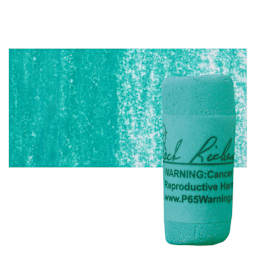 Richeson Soft Handrolled Pastel - Turquoise Green TG14, pastel and swatch