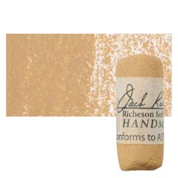 Richeson Soft Handrolled Pastel - Earth Brown EB2, pastel and swatch