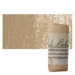 Richeson Soft Handrolled Pastel - Earth Brown EB20, pastel and swatch