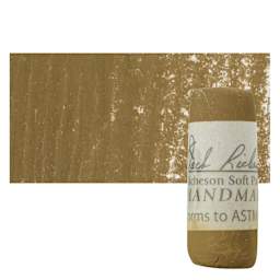 Richeson Soft Handrolled Pastel - Earth Brown EB29, pastel and swatch