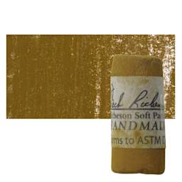 Richeson Soft Handrolled Pastel - Earth Brown EB30, pastel and swatch