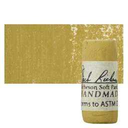 Richeson Soft Handrolled Pastel - Earth Brown EB35, pastel and swatch