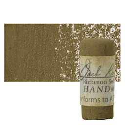 Richeson Soft Handrolled Pastel - Earth Brown EB40, pastel and swatch