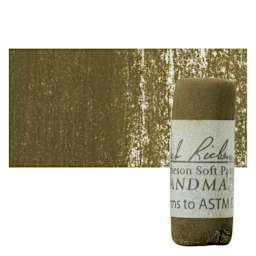 Richeson Soft Handrolled Pastel - Earth Brown EB45, pastel and swatch