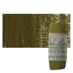 Richeson Soft Handrolled Pastel - Earth Brown EB46, pastel and swatch