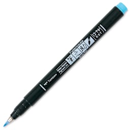 Tombow Fudenosuke Brush Pen - Light Blue Pastel, Soft Tip