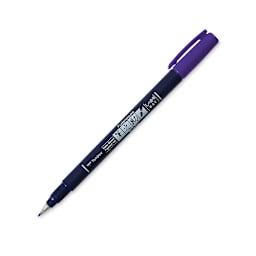 Tombow Fudenosuke Brush Pen - Purple, Hard Tip