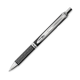 EnerGel Retractable Gel Pen - Black pen shown at angle
