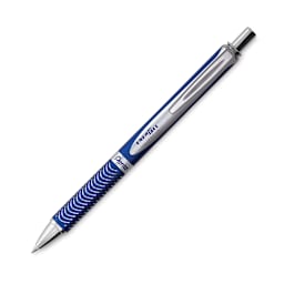 EnerGel Retractable Gel Pen - Blue pen shown at angle