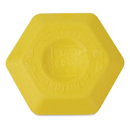 Koh-I-Noor Hexagon Thermoplastic Eraser - Single Eraser, 1-1/2" Yellow (color may vary)