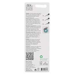 Winsor & Newton Fineliner - Black, Fine, Set of 3, back of the packaging