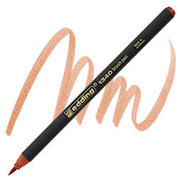 Edding Brush Pen - Apricot Nude pen and swatch