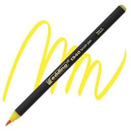 Edding Brush Pen - Yellow pen and swatch