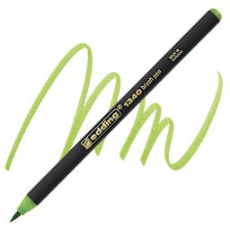 Edding Brush Pen - Light Green pen and swatch