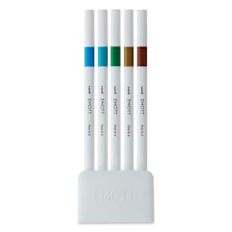 Uni Emott Fineliners - Set of 5, Island Colors (out of package)