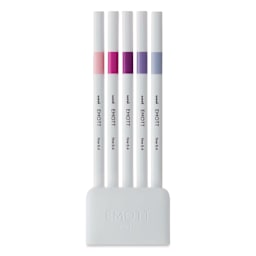 Uni Emott Fineliner - Set of 5, Floral Colors (out of package)