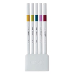 Uni Emott Fineliners - Set of 5, Retro Colors (out of package)