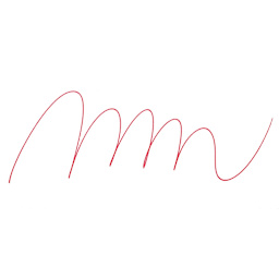 Uni Emott Fineliner - Red swatch