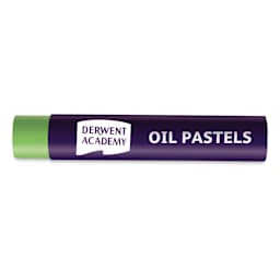 Derwent Academy Oil Pastels - Single Green Pastel shown horizontally