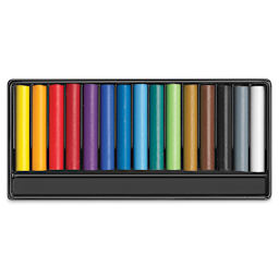 Caran d'Ache Swisscolor Water-Soluble Wax Pastels - Set of 15 (set contents)