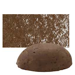 Sennelier Soft Pastel Pebble - Van Dyck Brown pastel and swatch