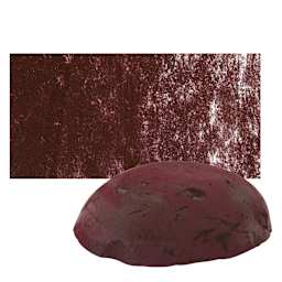Sennelier Soft Pastel Pebble - Carmine Brown pastel and swatch
