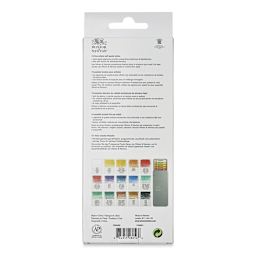 Winsor & Newton Soft Pastel Set - Set of 15, Back Of Package