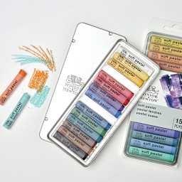 Winsor & Newton Soft Pastel Set - Set of 15, Pastels Used On Paper