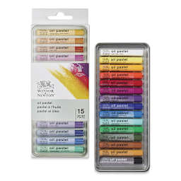 Winsor & Newton Oil Pastels - Set of 15, Set Contents