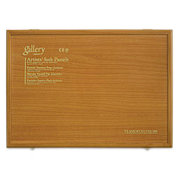 Mungyo Gallery Artists' Soft Pastels - Set of 72, Wooden Box (front of packaging)