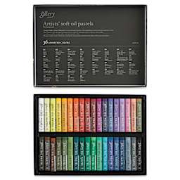 Mungyo Gallery Artists' Soft Oil Pastels - Set of 36 (contents)