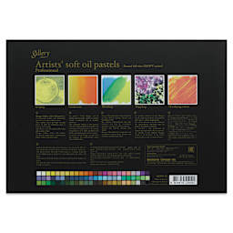 Mungyo Gallery Artists' Soft Oil Pastels - Set of 72 (back of packaging)