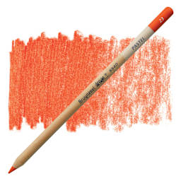 Bruynzeel Design Pastel Pencil - Orange 23 pastel pencil and swatch