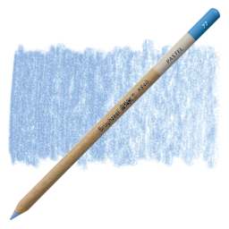 Bruynzeel Design Pastel Pencil - Light Ultramarine 77 pastel pencil and swatch