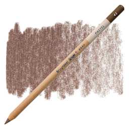 Bruynzeel Design Pastel Pencil - Havana Brown 45 pastel pencil and swatch