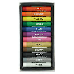 Blick Essentials Oil Pastel Sets - Set of 12 (contents)